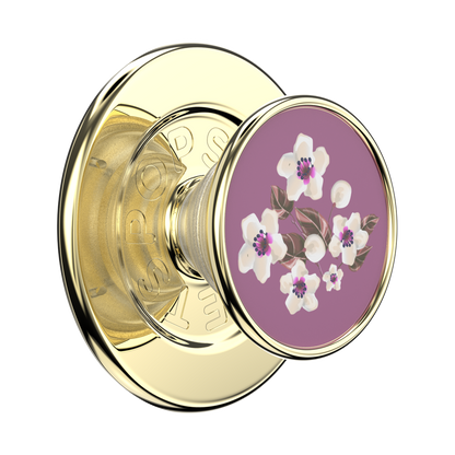 Enamel Floral Mauve — MagSafe PopGrip - US 76939