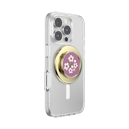 Enamel Floral Mauve — MagSafe PopGrip - US 57662