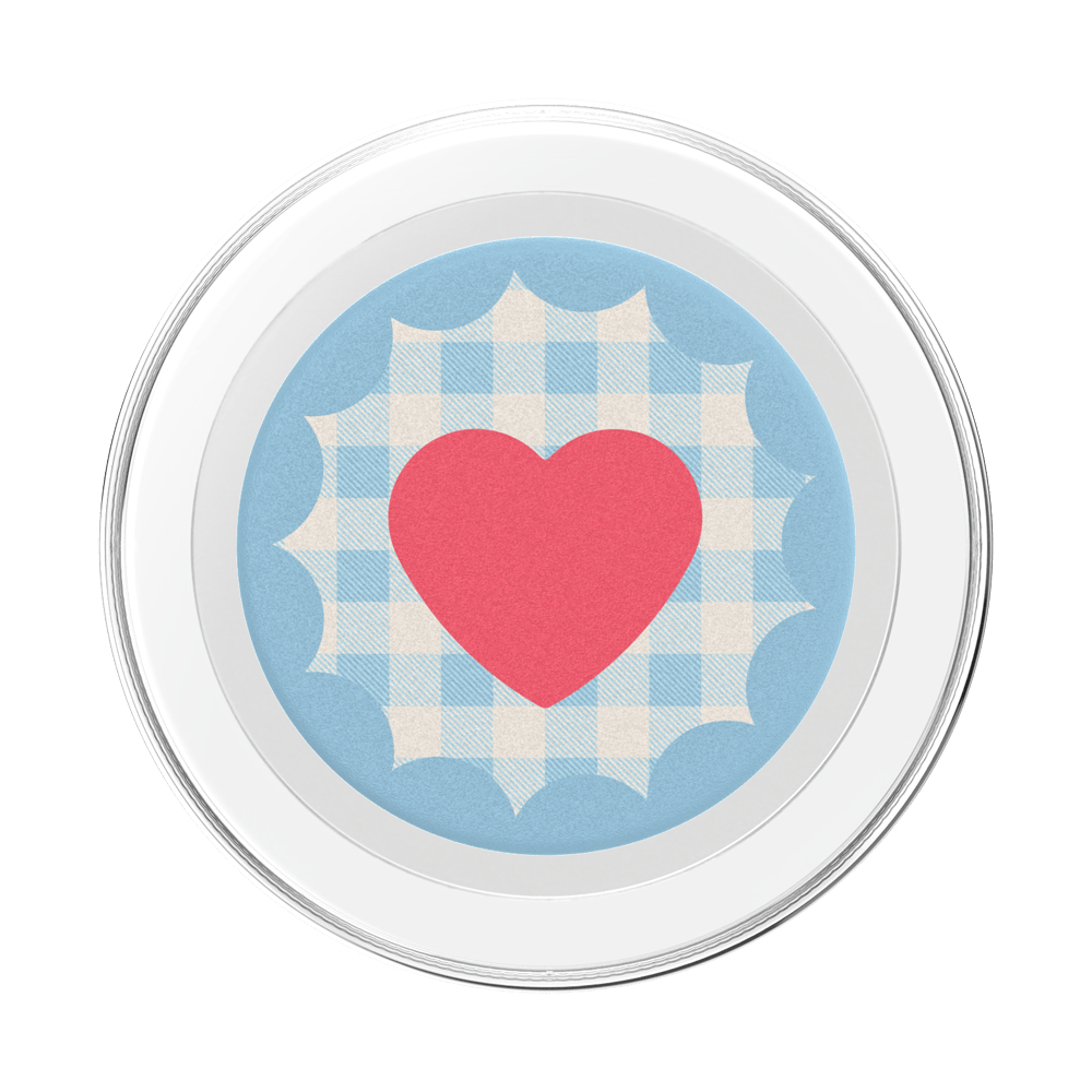Gingham Heart —  MagSafe PopGrip - US 17148