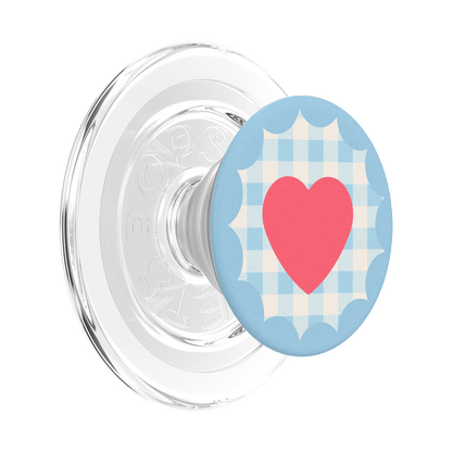 Gingham Heart —  MagSafe PopGrip - US 37826