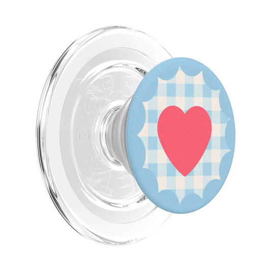 Gingham Heart —  MagSafe PopGrip - US 37826