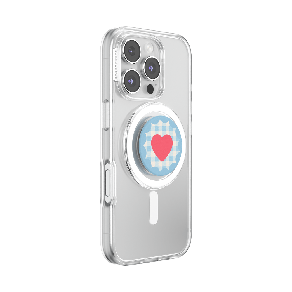Gingham Heart —  MagSafe PopGrip - US 37826