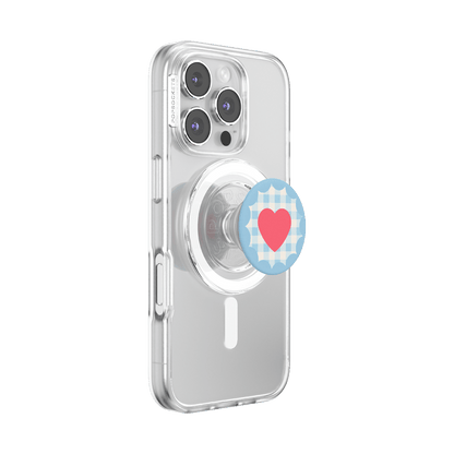 Gingham Heart —  MagSafe PopGrip - US 17148