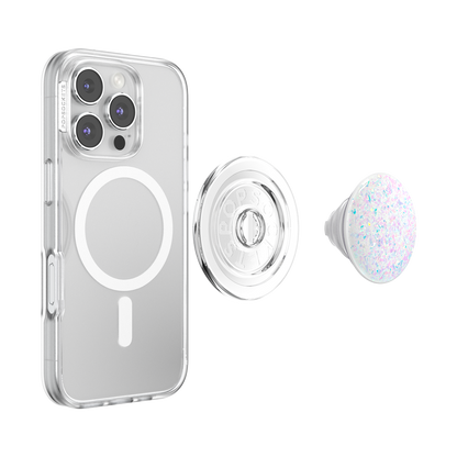 Iridescent Confetti White — MagSafe PopGrip - US 93611