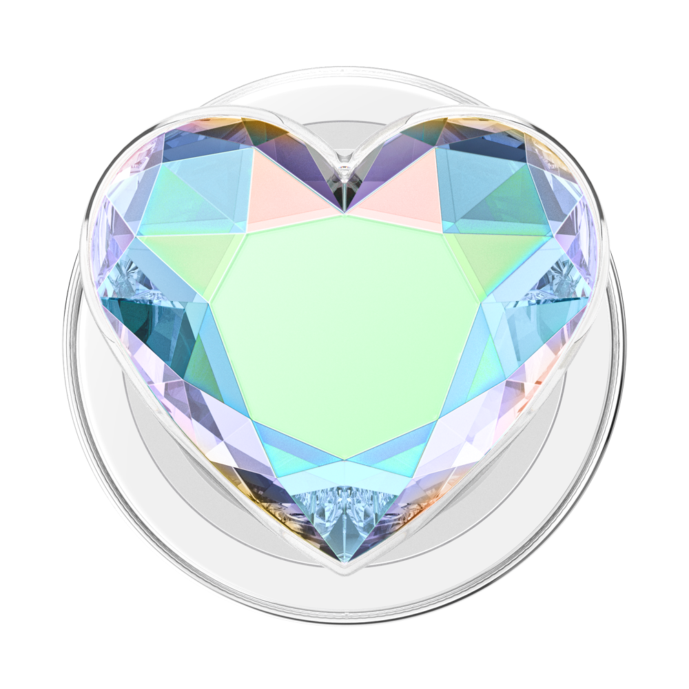 Iridescent Crystal Heart — MagSafe PopGrip - US 02520