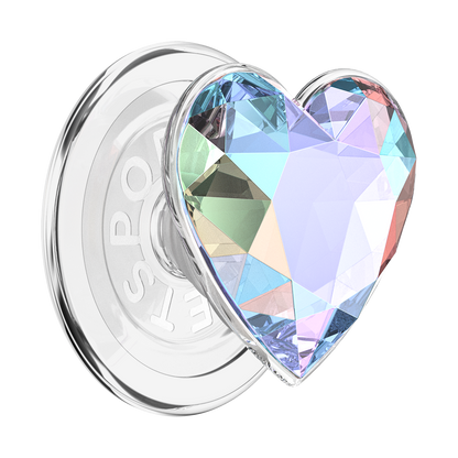 Iridescent Crystal Heart — MagSafe PopGrip - US 02520