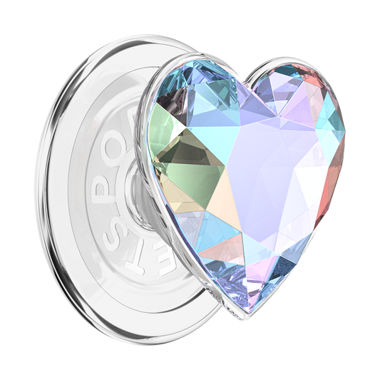 Iridescent Crystal Heart — MagSafe PopGrip - US 18214