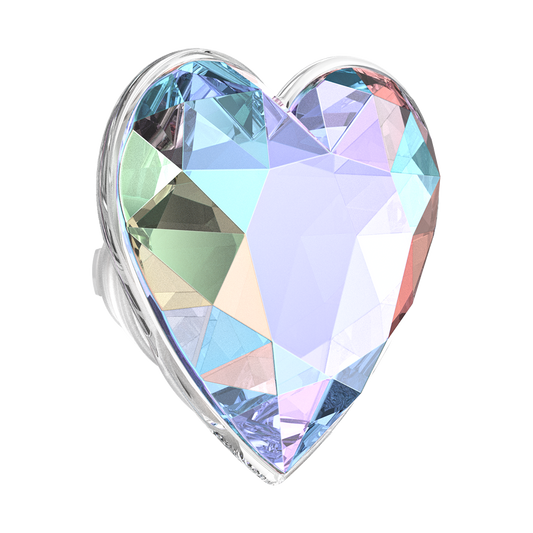 Iridescent Dichroic Heart — PopTop - US 65211