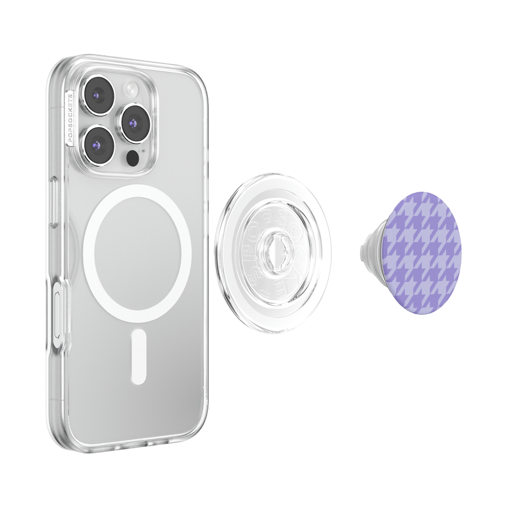 Lilac Houndstooth — MagSafe PopGrip - US 71156