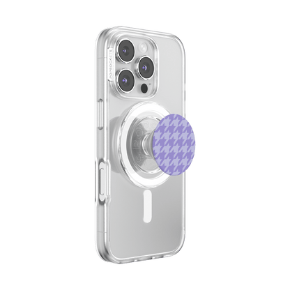 Lilac Houndstooth — MagSafe PopGrip - US 71156