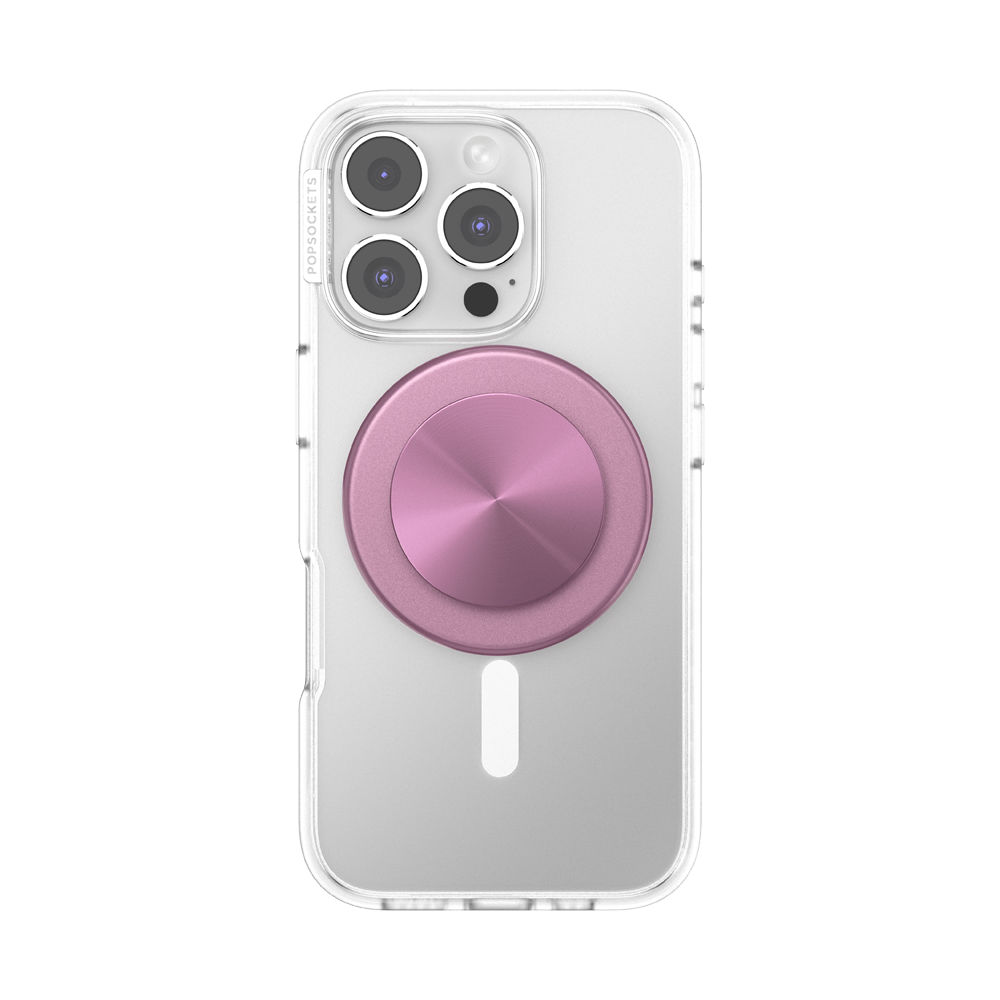 Aluminum Mauve Radial — MagSafe PopGrip - US 47065