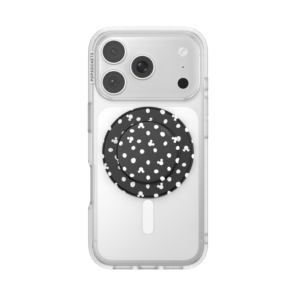 Mickey Polka Dot Black — MagSafe PopGrip - US 06947