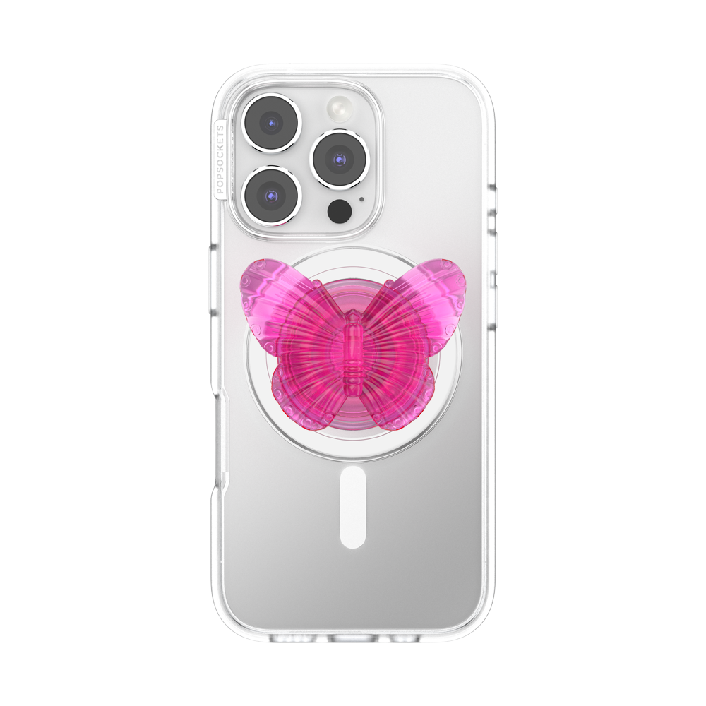 Molded Butterfly Magenta — MagSafe PopGrip - US 35625