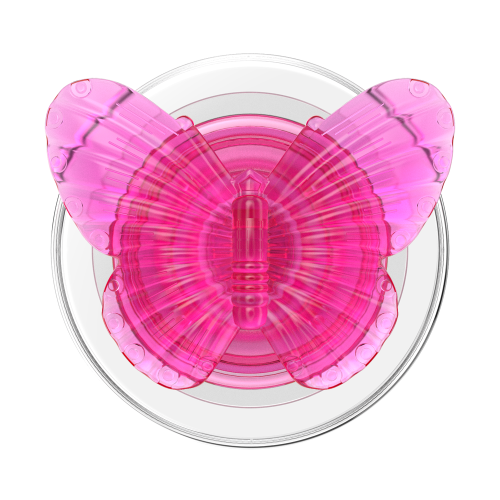 Molded Butterfly Magenta — MagSafe PopGrip - US 72758
