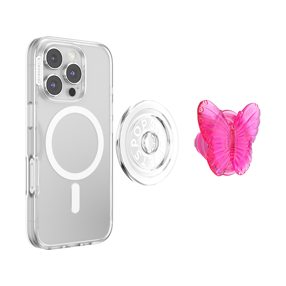 Molded Butterfly Magenta — MagSafe PopGrip - US 73187