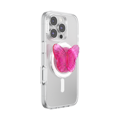 Molded Butterfly Magenta — MagSafe PopGrip - US 72758