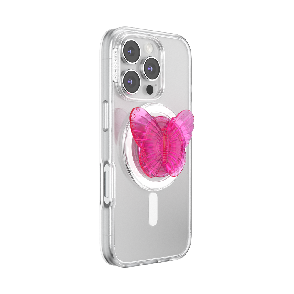 Molded Butterfly Magenta — MagSafe PopGrip - US 51445
