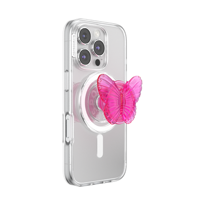 Molded Butterfly Magenta — MagSafe PopGrip - US 72758