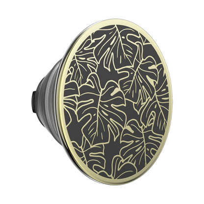 Enamel Monstera Black — MagSafe PopGrip - US 08255