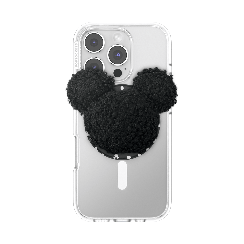 Plush Mickey Black — MagSafe PopGrip - US 78570
