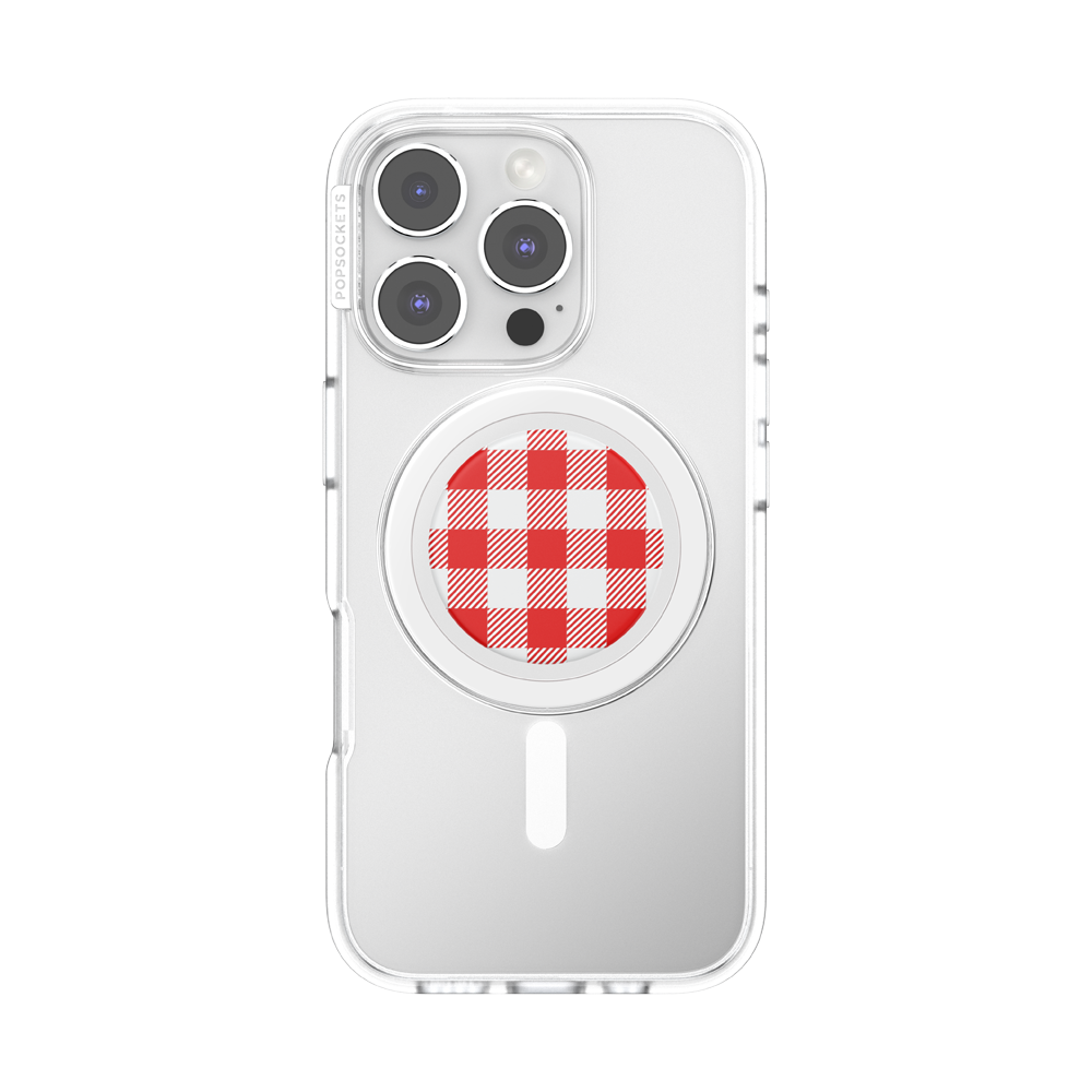 Red Gingham — MagSafe PopGrip - US 77099