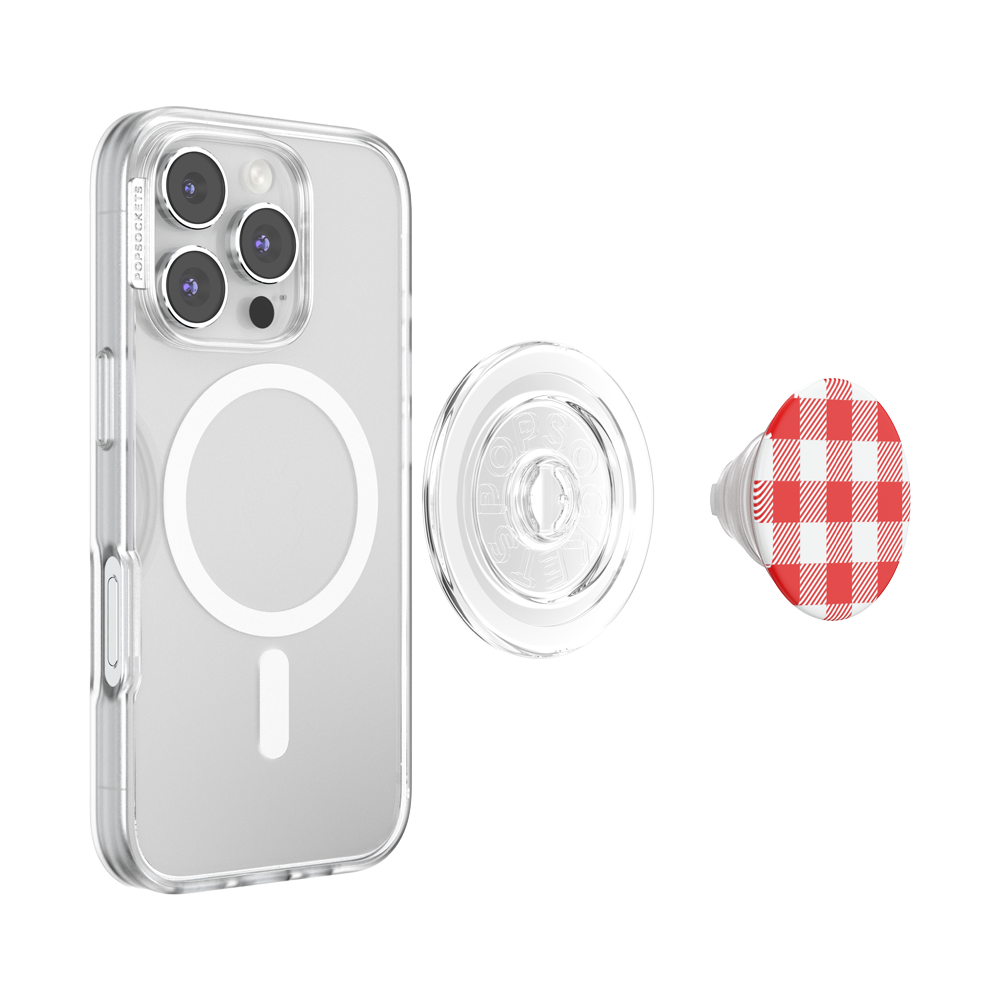 Red Gingham — MagSafe PopGrip - US 77099