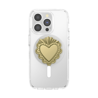 PopOut Sacred Heart Gold — MagSafe PopGrip - US 38617
