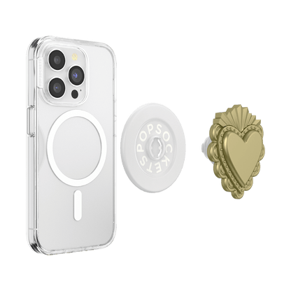PopOut Sacred Heart Gold — MagSafe PopGrip - US 10529