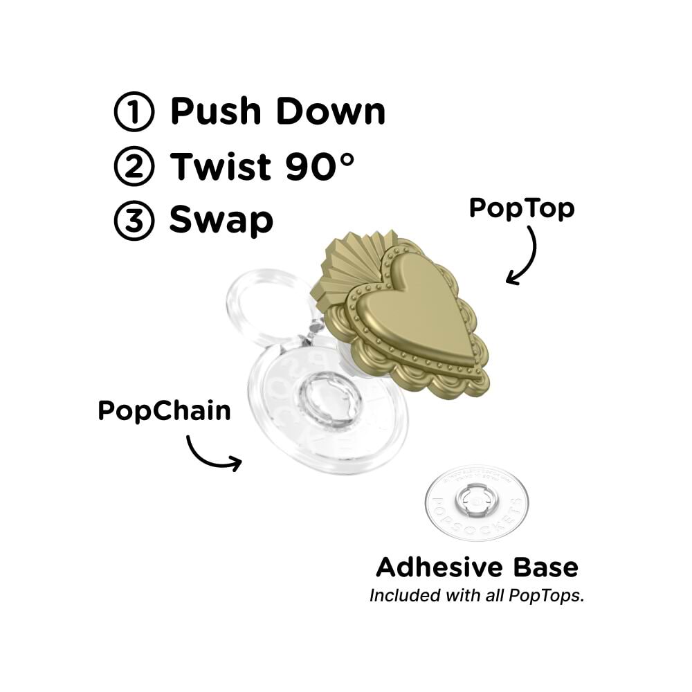 PopOut Sacred Heart Gold — PopTop - US 44071