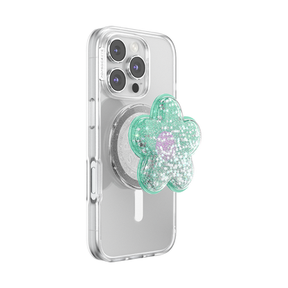 Tidepool Squishy Daisy Turquoise — MagSafe PopGrip - US 57678