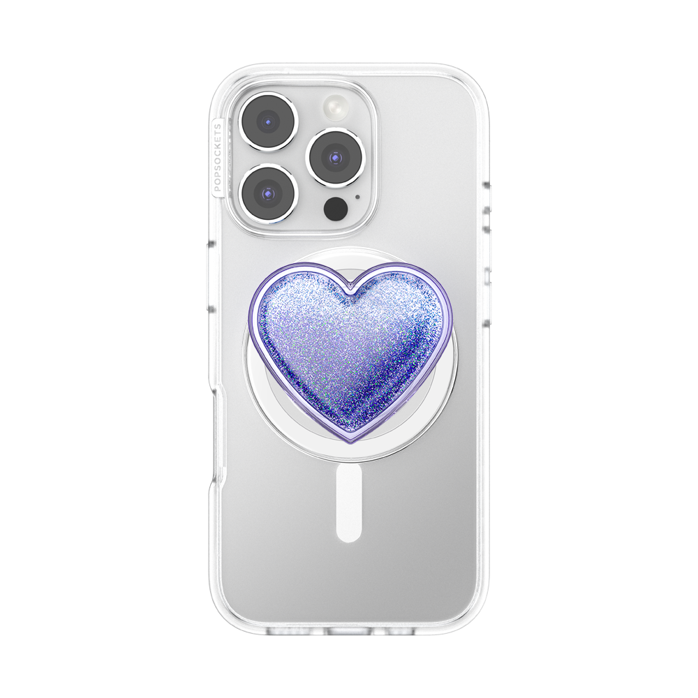 Tidepool Squishy Heart Lavender — MagSafe PopGrip - US 45427