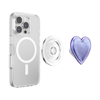 Tidepool Squishy Heart Lavender — MagSafe PopGrip - US 89236