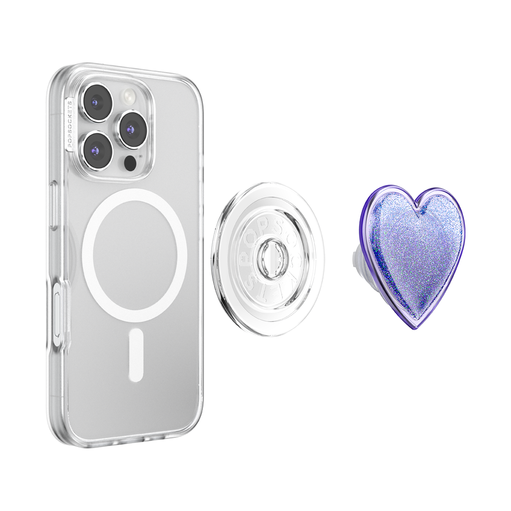 Tidepool Squishy Heart Lavender — MagSafe PopGrip - US 87174