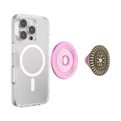 Enamel Stamped Pink — MagSafe PopGrip - US 52465