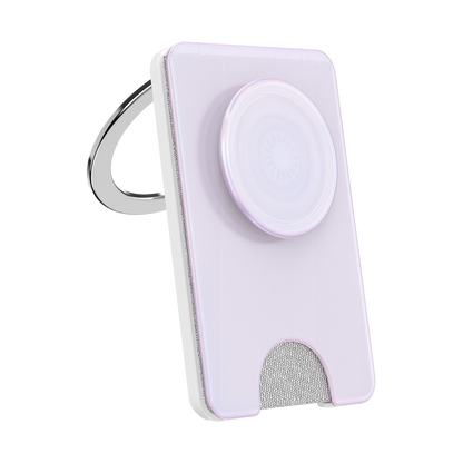 Opalescent White — MagSafe Kick-Out PopWallet+ & Stand - US 70479