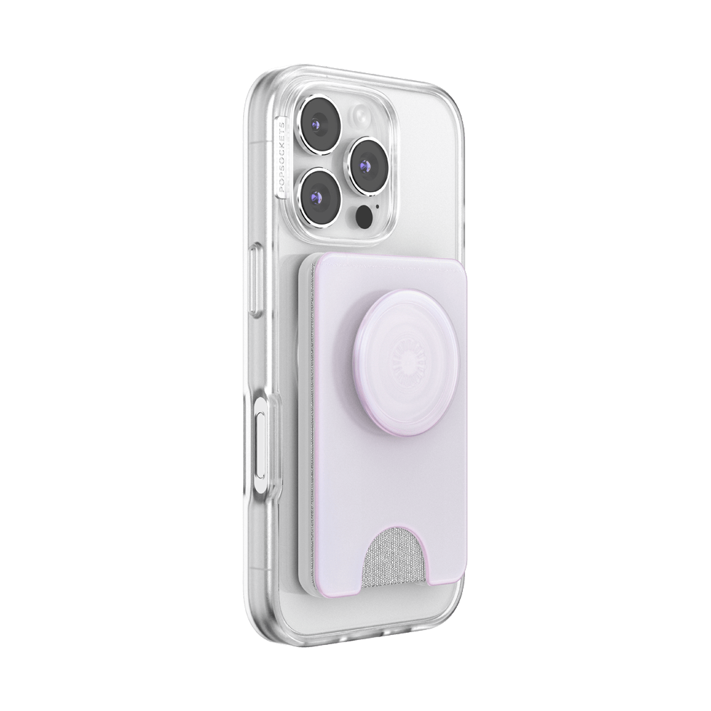 Opalescent White — MagSafe Kick-Out PopWallet+ & Stand - US 01514