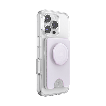 Opalescent White — MagSafe Kick-Out PopWallet+ & Stand - US 07105