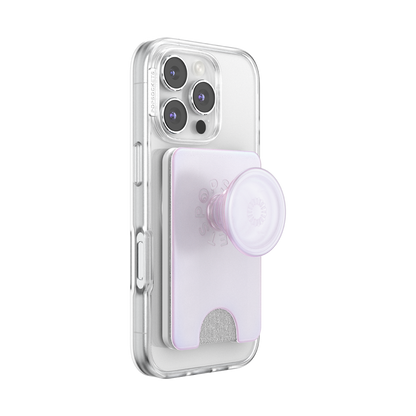 Opalescent White — MagSafe Kick-Out PopWallet+ & Stand - US 01514