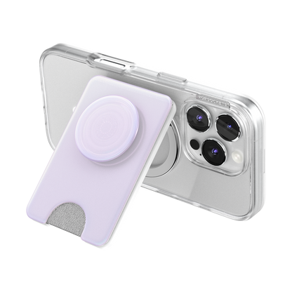 Opalescent White — MagSafe Kick-Out PopWallet+ & Stand - US 01514