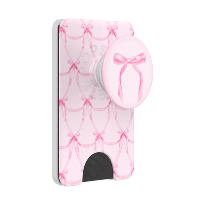 Satin Bow Blush — MagSafe PopWallet+ - US 27666