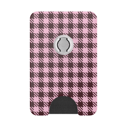 Black Cherry Gingham — MagSafe PopWallet+ - US 21133