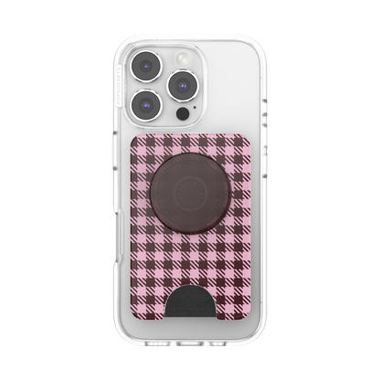 Black Cherry Gingham — MagSafe PopWallet+ - US 21133