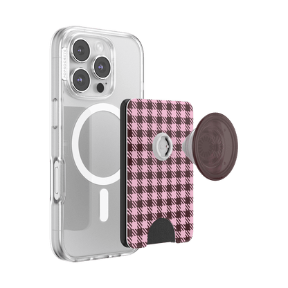 Black Cherry Gingham — MagSafe PopWallet+ - US 75910