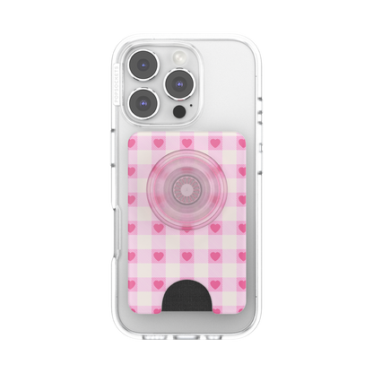 Blush Gingham — MagSafe PopWallet+ - US 09004