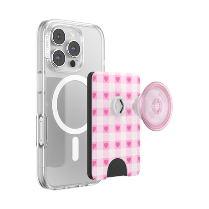 Blush Gingham — MagSafe PopWallet+ - US 09004