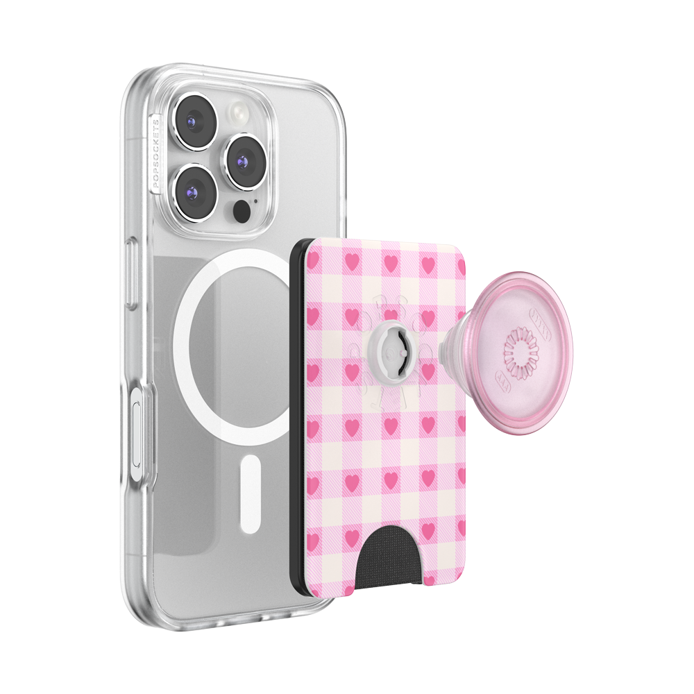 Blush Gingham — MagSafe PopWallet+ - US 06425