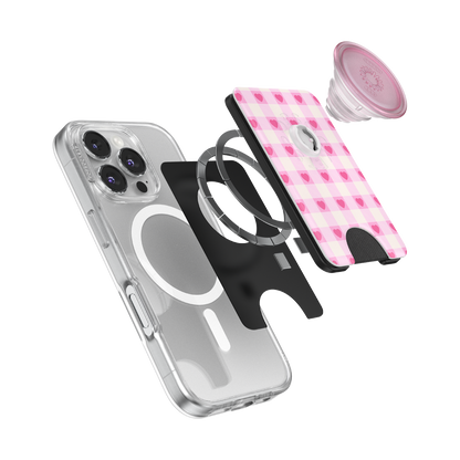 Blush Gingham — MagSafe PopWallet+ - US 09004