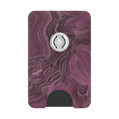 Burgundy Vein — MagSafe PopWallet+ - US 06171