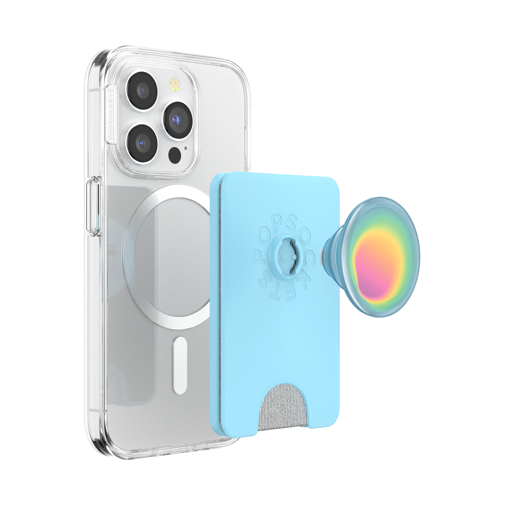 Butterfly Pea Blue Boca Aura — MagSafe PopWallet+ - US 00660
