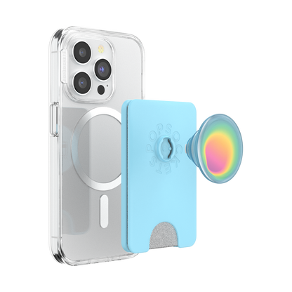 Butterfly Pea Blue Boca Aura — MagSafe PopWallet+ - US 28142